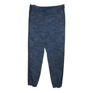 Athleta Brooklyn Textured Jogger Camo Navy 6P